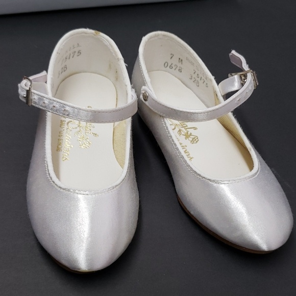 girls white occasion shoes